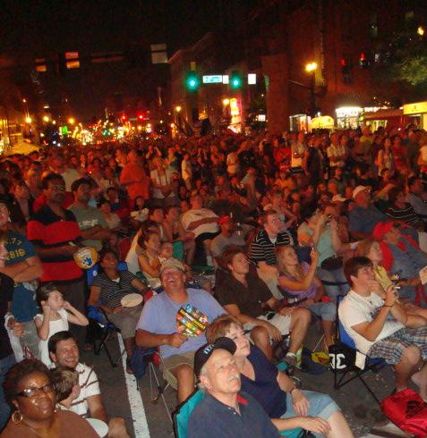 fireworks crowd