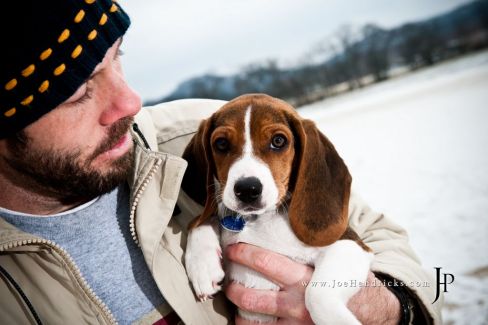 Snow day: Piper and I