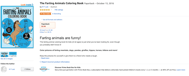 farting coloring book